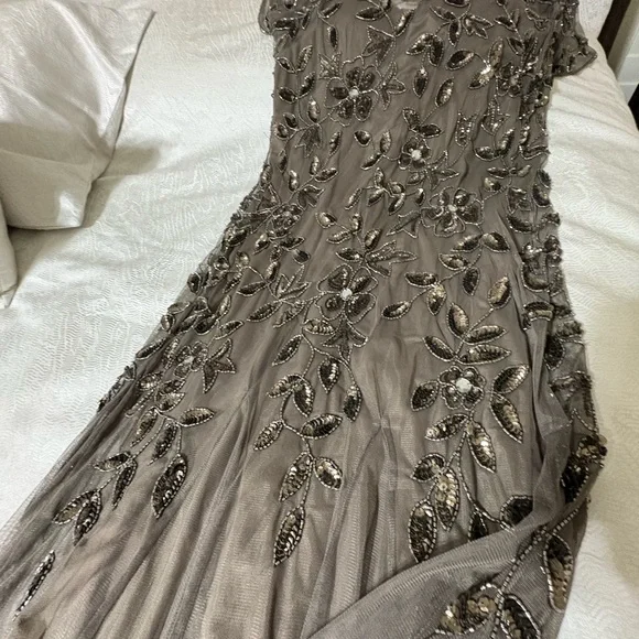 Adrianna Papell Brown Evening Gown - Picture 13 of 17